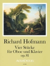 4つの小品・Op.81（リヒャルト・ホフマン）（オーボエ+ピアノ）【Vier Stücke op.81】