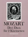 3つのデュオ（モーツァルト）（クラリネット二重奏）【Drei Duos】