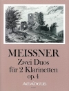 2つの協奏的二重協奏曲・Op.4（フィリップ・マイスナー）（クラリネット二重奏）【Zwei Konzertante Duos op. 4】