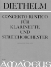 コンチェルト・ルスティコ・Op.73（カスパー・ディーテルム）（クラリネット+ピアノ）【Concerto Rustico op. 73 - KA mit Solostimme】