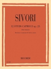 12のエチュード・カプリス・Op.25（カミッロ・シヴォリ）（ヴァイオリン）【12 Studi-Capricci Op. 25】