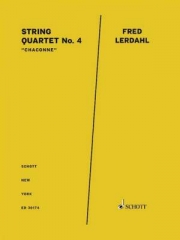 弦楽四重奏曲・No.4　(フレッド・ラーダール) (弦楽四重奏)【String Quartet No. 4】
