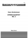 弦楽四重奏曲・No.3　(ハンス・アブラハムセン) (弦楽四重奏)【String Quartet No.3】