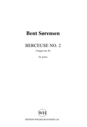 子守唄・No.2（ベント・ソアンセン）（ピアノ）【Berceuse No. 2】