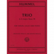 トリオ・イ長調・Op.78　(ヨハン・ネポムク・フンメル) (弦楽二重奏+ピアノ)【Trio in A Major, Op. 78】