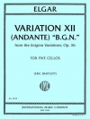 エニグマ変奏曲（エドワード・エルガー）（チェロ五重奏）【Variation XII (Andante) "B.G.N." from the Enigma】