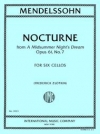 ノクターン「夏の夜の夢・Op.61・No.7」より（フェリックス・メンデルスゾーン）（チェロ六重奏）【Nocturne from A Midsummer Night's Dream, Op. 61, No. 7】