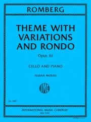 主題と変奏およびロンド・Op.61（ベルンハルト・ロンベルク）（チェロ+ピアノ）【Theme with Variations and Rondo, Op.61】
