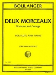 2つの小品（リリ・ブーランジェ）（フルート+ピアノ）【Deux Morceaux: Nocturne and Cortege】