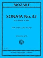 ソナタ・No.33・変ホ長調・K.481（モーツァルト）（フルート+ピアノ）【Sonata No. 33 in E Flat Major, K. 481】