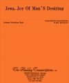 主よ、人の望みの喜びよ （マーク・ハインズレー編曲）（スコアのみ）【Jesu, Joy Of Man’S Desiring】