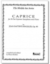カプリス・Op.80（ジャン＝パティスト・サンジュレー）（ソプラノサックス+ピアノ）【Caprice, Op. 80】