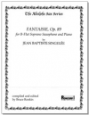 ファンタジー・Op.89（ジャン＝パティスト・サンジュレー）（ソプラノサックス+ピアノ）【Fantaisie, Op. 89】