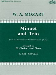 メヌエットとトリオ（モーツァルト）（クラリネット+ピアノ）【Minuet and Trio】