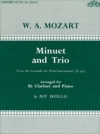 メヌエットとトリオ（モーツァルト）（クラリネット+ピアノ）【Minuet and Trio】