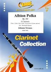 アルビオン・ポルカ（ヨハン・シュトラウス2世）（クラリネット四重奏）【Albion Polka】
