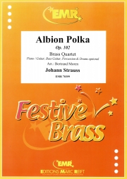 アルビオン・ポルカ（ヨハン・シュトラウス2世）（金管四重奏）【Albion Polka】