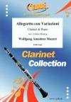 アレグレットと変奏（モーツァルト）（クラリネット+ピアノ）【Allegretto con Variazioni】