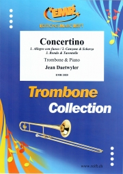 コンチェルティーノ（ジャン・デトワイラー）（トロンボーン+ピアノ）【Concertino】