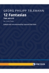 12の幻想曲 （テレマン）（フルート）【12 Fantasias】