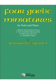 4つのゲールの小品（バーナード・フィッツジェラルド）（フルート+ピアノ）【Four Gaelic Miniatures】
