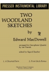 森のスケッチ（エドワード・マクダウェル）（サックス四重奏）【Two Woodland Sketches】