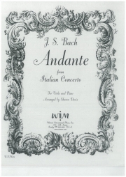 アンダンテ「イタリア協奏曲」より（バッハ）（ヴィオラ＋ピアノ）【ANDANTE FROM ITALIAN CONCERTO】