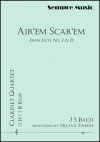 Air'Em Scar'Em （バッハ） (クラリネット四重奏)