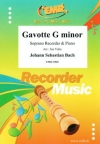 ガボット・ニ短調（バッハ）  (ソプラノリコーダー＋ピアノ)【Gavotte D minor】