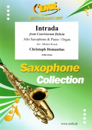 イントラーダ（クリストフ・デマンティウス）（アルトサックス+ピアノ）【Intrada from Conviviorum Delicia】