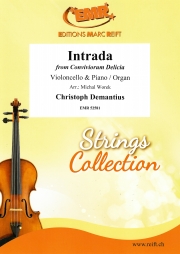 イントラーダ（クリストフ・デマンティウス）（チェロ+ピアノ）【Intrada from Conviviorum Delicia】
