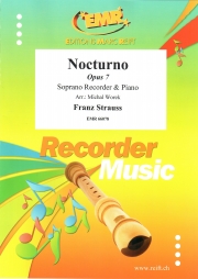 ノクターン・Op.7（フランツ・シュトラウス）（ソプラノリコーダー+ピアノ）【Nocturno Opus 7】