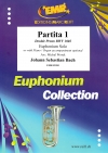 パルティータ第1番・BWV.1002（バッハ）（ユーフォニアム）【Partita 1 Double Presto BWV 1002】