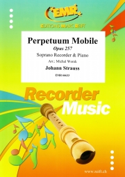 常動曲・Op.257（ヨハン・シュトラウス2世）  (ソプラノリコーダー＋ピアノ)【Perpetuum Mobile Opus 257】