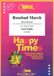 ローズバッド・マーチ（スコット・ジョプリン）（金管四重奏）【Rosebud March】
