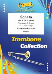 ソナタ（フランチェスコ・バルサンティ）（トロンボーン+オルガン）【Sonata】