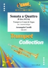 ソナタ・クアトロ（アルカンジェロ・コレッリ）（トランペット+オルガン）【Sonata a Quattro】