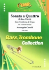 ソナタ・クアトロ（アルカンジェロ・コレッリ）（バストロンボーン+オルガン）【Sonata a Quattro】