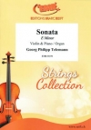 ソナタ・ホ短調 （テレマン）（ヴァイオリン+ピアノ）【Sonata E Minor】