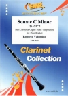 ソナタ・ハ短調（ロベルト・ヴァレンティーニ）（バスクラリネット+ピアノ）【Sonate C Minor】