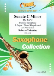 ソナタ・ハ短調（ロベルト・ヴァレンティーニ）（バリトンサックス+ピアノ）【Sonate C Minor】