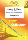 ソナタ・ニ短調（ロベルト・ヴァレンティーニ）（ピッコロ+ピアノ）【Sonate E Minor】