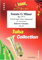 ソナタ・ト短調（ロベルト・ヴァレンティーニ）（テューバ+ピアノ）【Sonate G Minor】