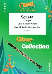 ソナタ・ニ長調（ジョゼフ・ボダン・ド・ボワモルティエ）（オーボエ+ピアノ）【Sonate D Major】