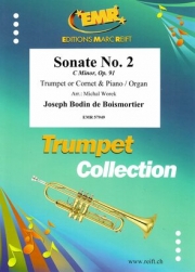 ソナタ・No.2（ジョゼフ・ボダン・ド・ボワモルティエ）（トランペット+ピアノ）【Sonate No. 2】