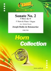 ソナタ・No.2（ジョゼフ・ボダン・ド・ボワモルティエ）（ホルン+ピアノ）【Sonate No. 2】