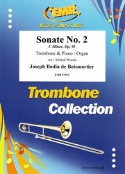 ソナタ・No.2（ジョゼフ・ボダン・ド・ボワモルティエ）（トロンボーン+ピアノ）【Sonate No. 2】