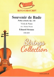 ポルカ・シュネル「バーデンの思い出」（エドゥアルト・シュトラウス）（ヴィオラ+ピアノ）【Souvenir de Bade Polka Schnell, Op. 146】