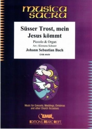 甘き慰めなるかな、わがイエスは来ませり（バッハ） (ピッコロ＋オルガン)【Susser Trost, mein Jesus kommt】