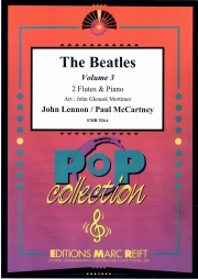 ビートルズ曲集・Vol.3（フルート二重奏+ピアノ）【The Beatles Volume 3】